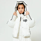 Pinko Kids Giubbino Bomber con Capuccio per Bambine