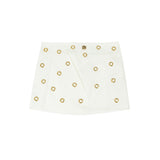 Pinko Kids Gonna Bianco con Applicazioni Oro per Bambine