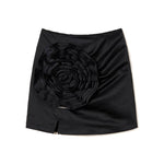 Twinset Kids Gonna Nera Corta in Duchesse (fronte)