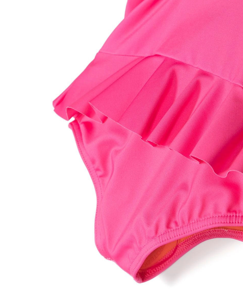 Moschino Kids Costume Monokini Fucsia Teddy Bear per Neonate (dettaglio)