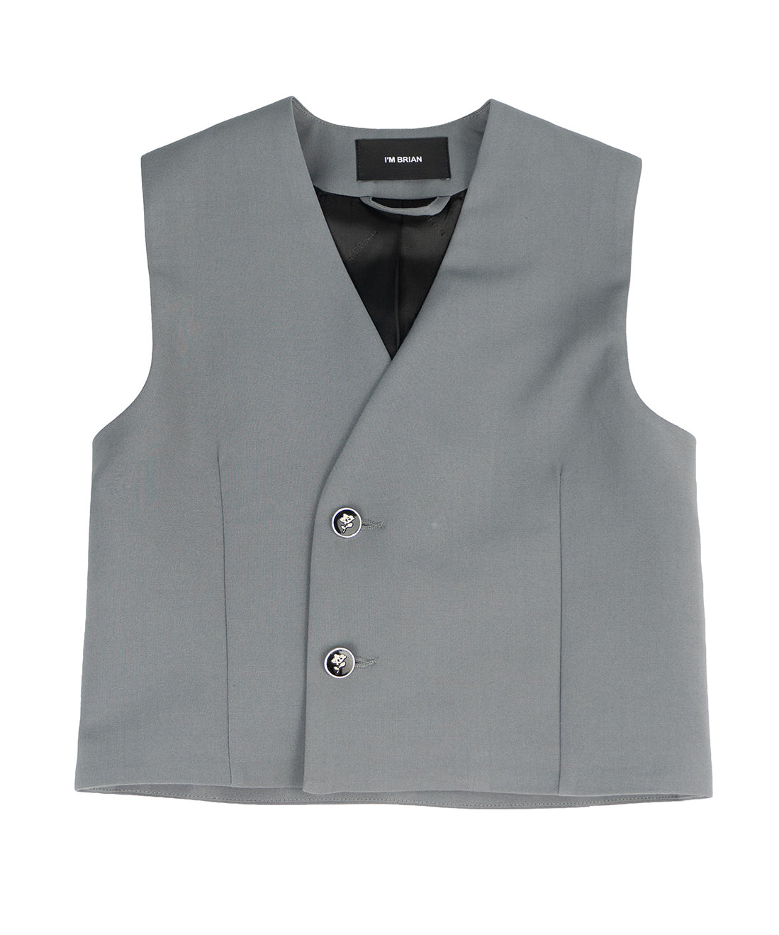 I'm Brian Kids Gilet Grigio per Bambini