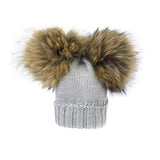 Regina Cappello in Lana Perla con Doppio Pon Pon