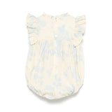 Elisabetta Franchi My Little Girl Romper Lemon/Blue for Newborns