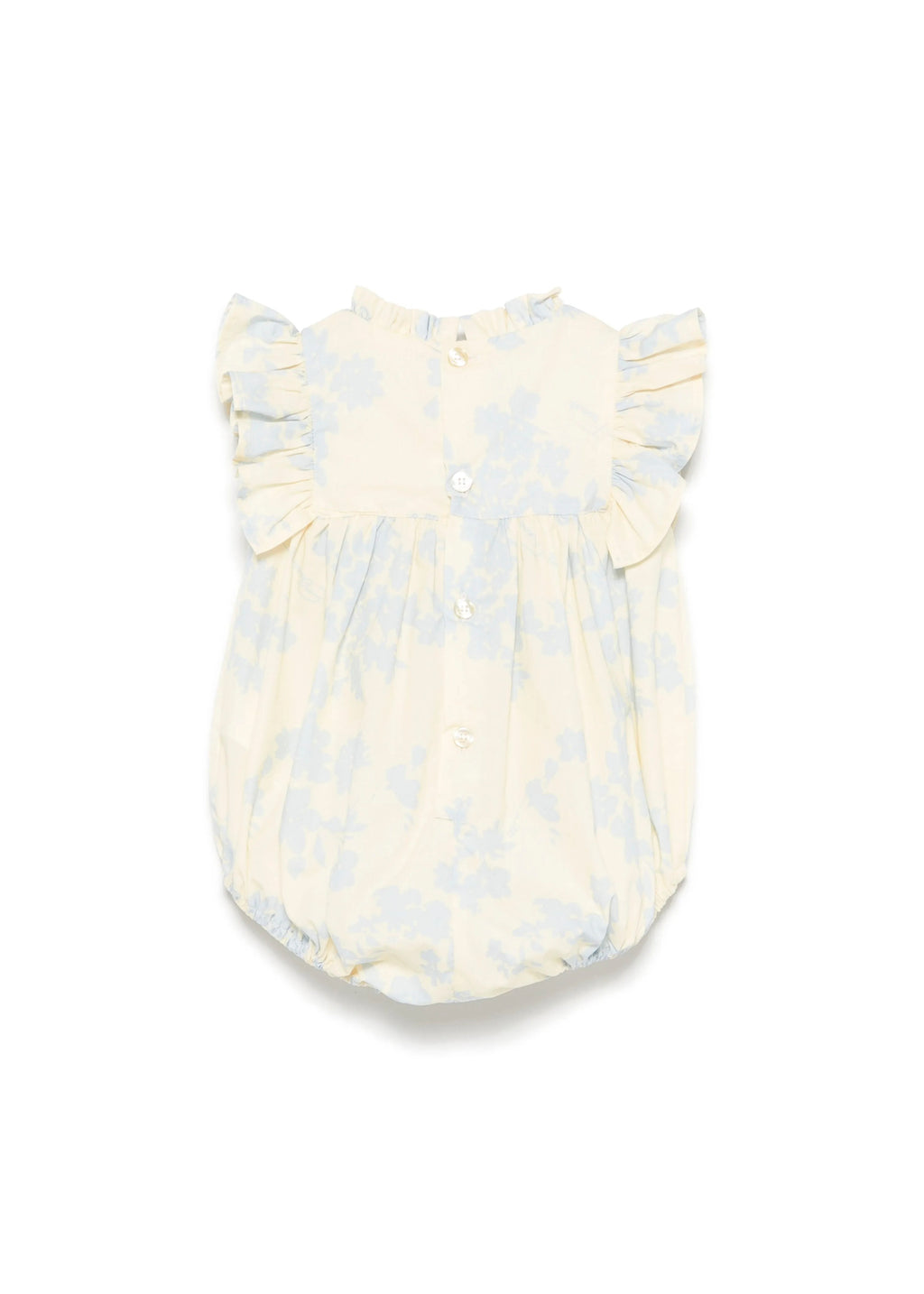 Elisabetta Franchi My Little Girl Romper Lemon/Blue for Newborns