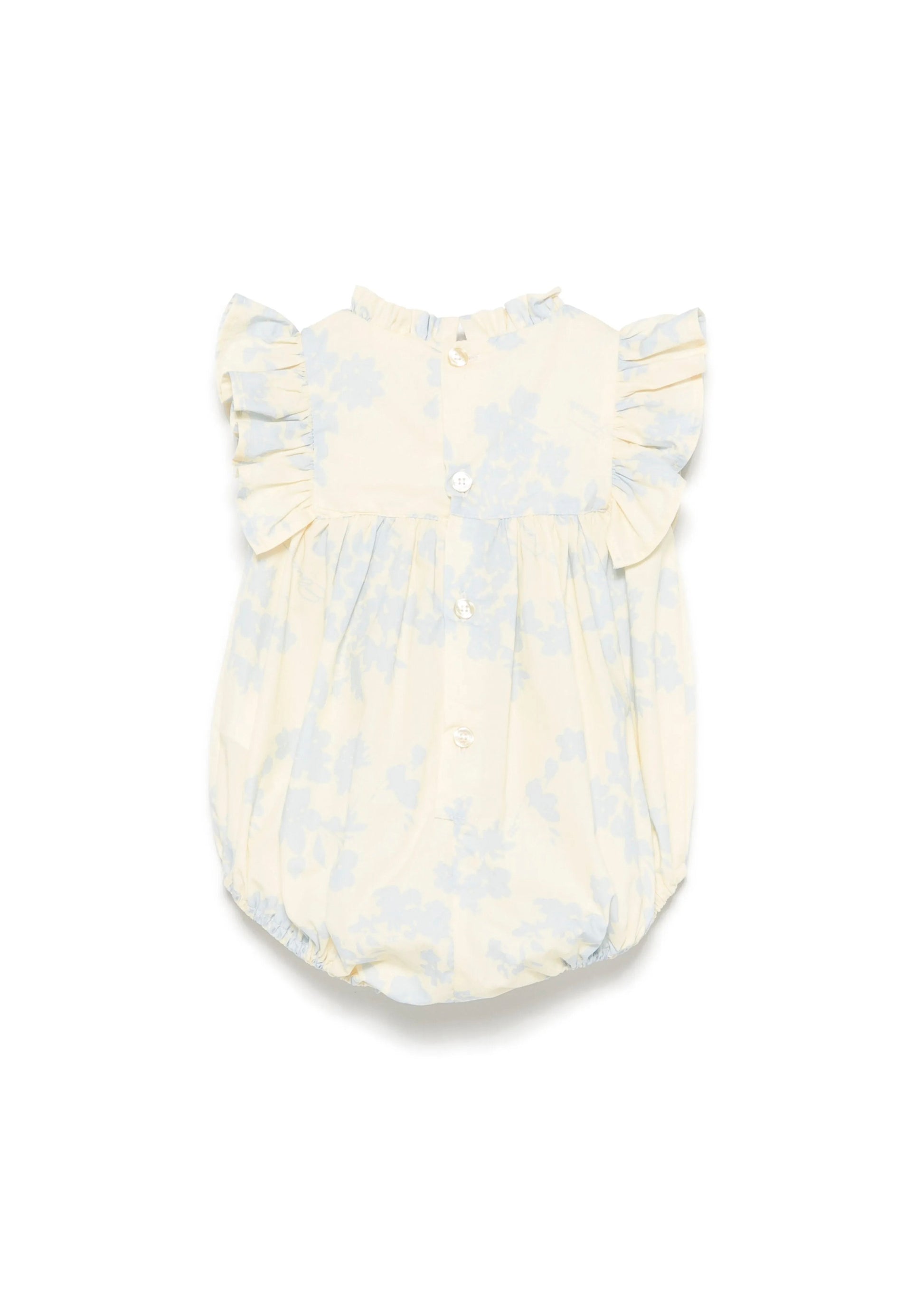 Elisabetta Franchi My Little Girl Romper Lemon/Blue for Newborns