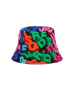 Dsquared2 Kids Buket Nero/Multicolor per Bambini