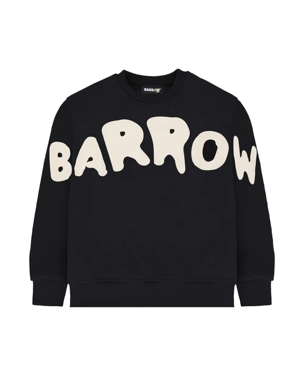 Barrow Kids Felpa Nero con Stampa Logo Unisex