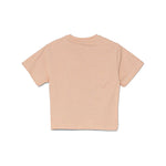 Pinko Kids T-Shirt Sabbia Arricciata con Logo per Bambine