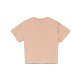 Pinko Kids T-Shirt Sabbia Arricciata con Logo per Bambine