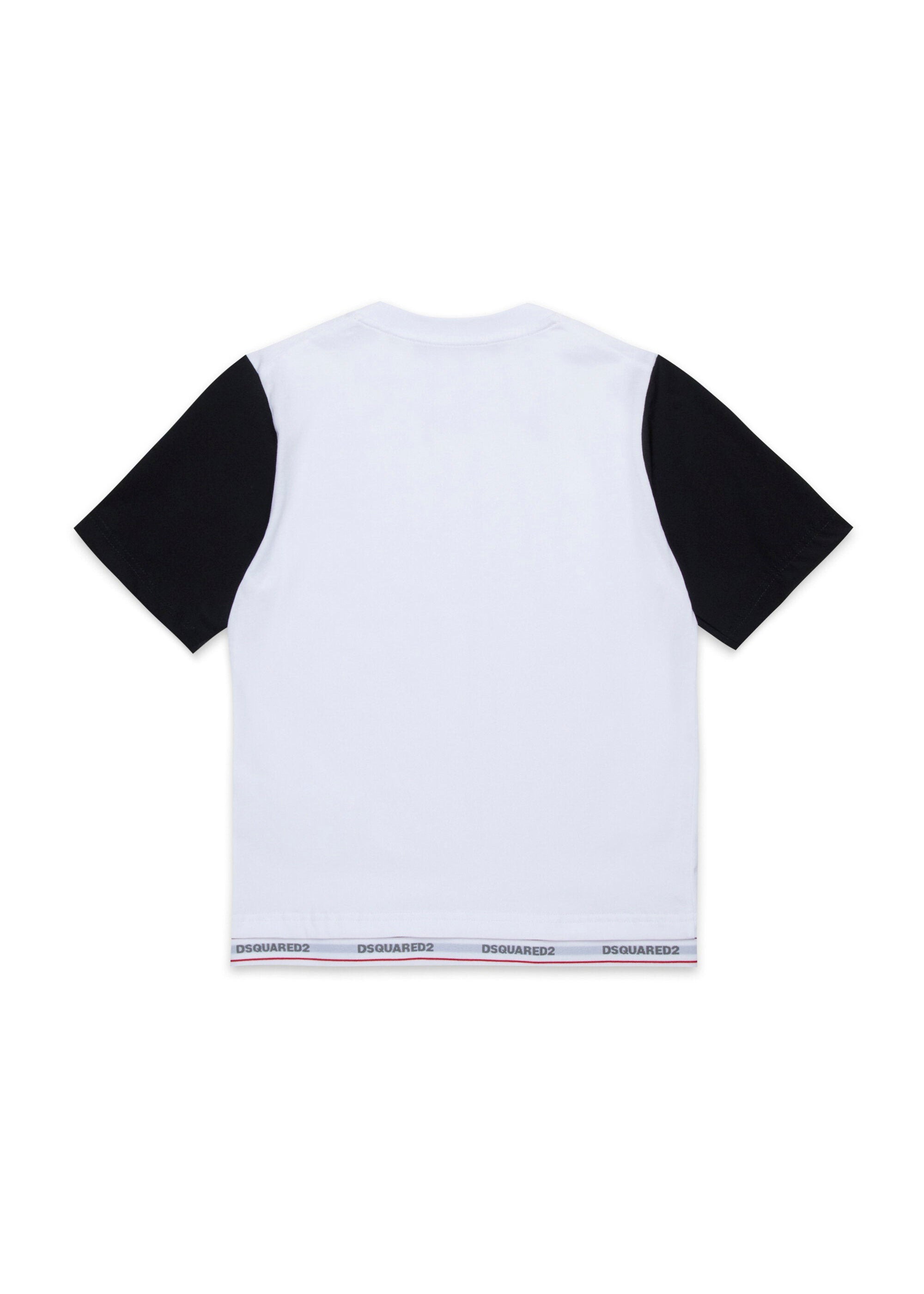 Dsquared2 Kids T-Shirt Bianca con Logo per Bambini