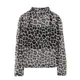 Twinset Kids Lupetto In Tulle Animalier con fascia Twinset per Bambine