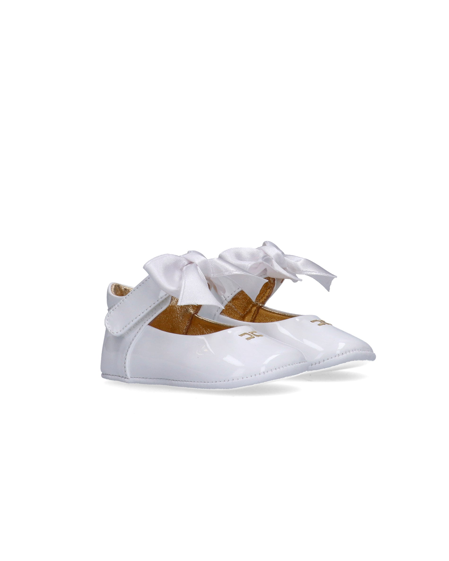 Elisabetta Franchi La Mia Bambina Ballerina Avorio con Fiocco per Neonate