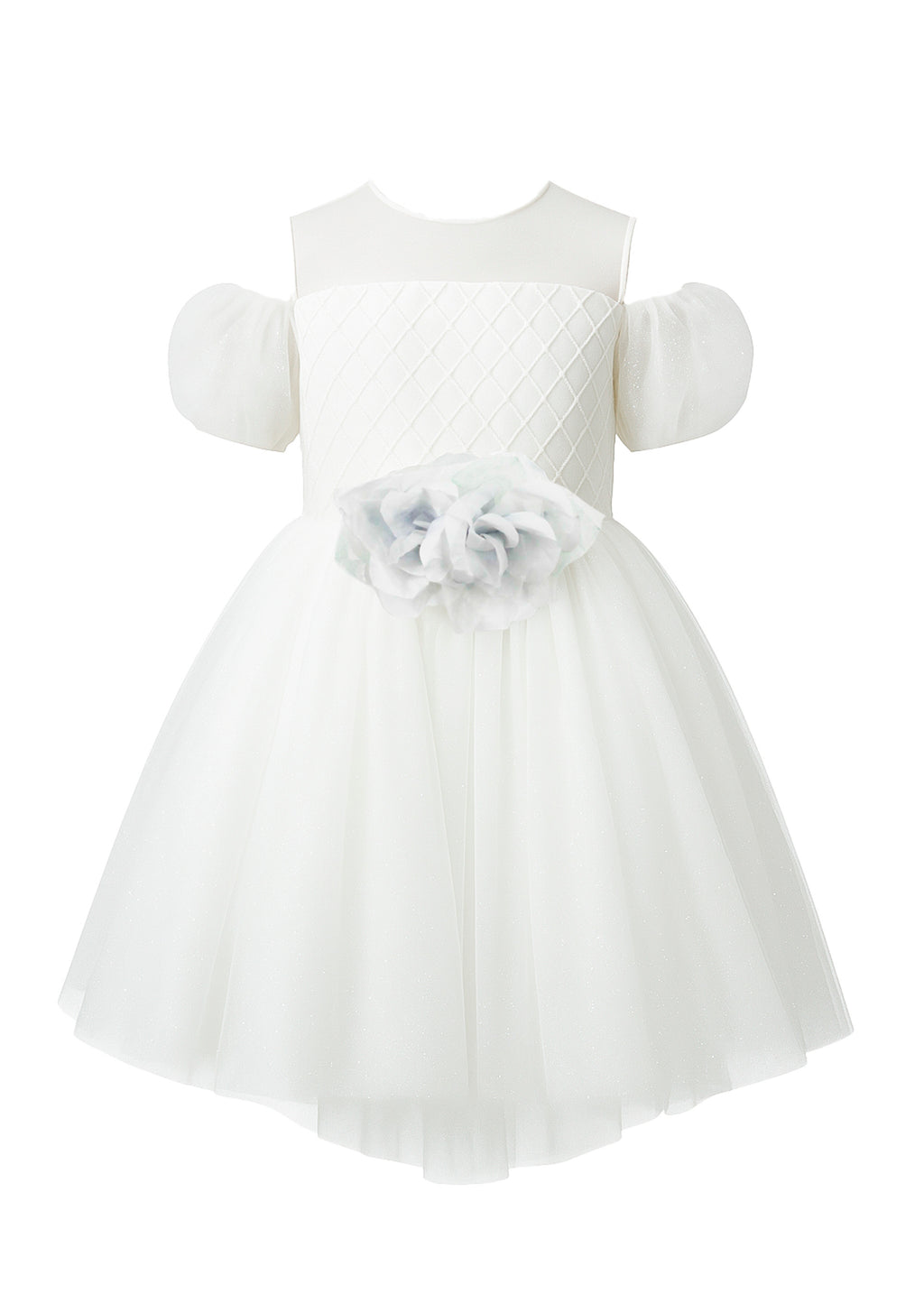 Loredana's Beautiful White Ceremony Dress for Girls