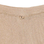 Twinset Kids Pantaloni Canapa Forati con Logo per Bambine