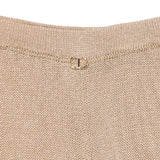 Twinset Kids Pantaloni Canapa Forati con Logo per Bambine