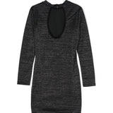 Twinset Kids Abito Nero Metallizzato con Placca Logo per Bambine (retro)