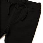 Dsquared2 Kids Pantaloni in Tuta Neri con Stampa per Neonate (dettaglio)
