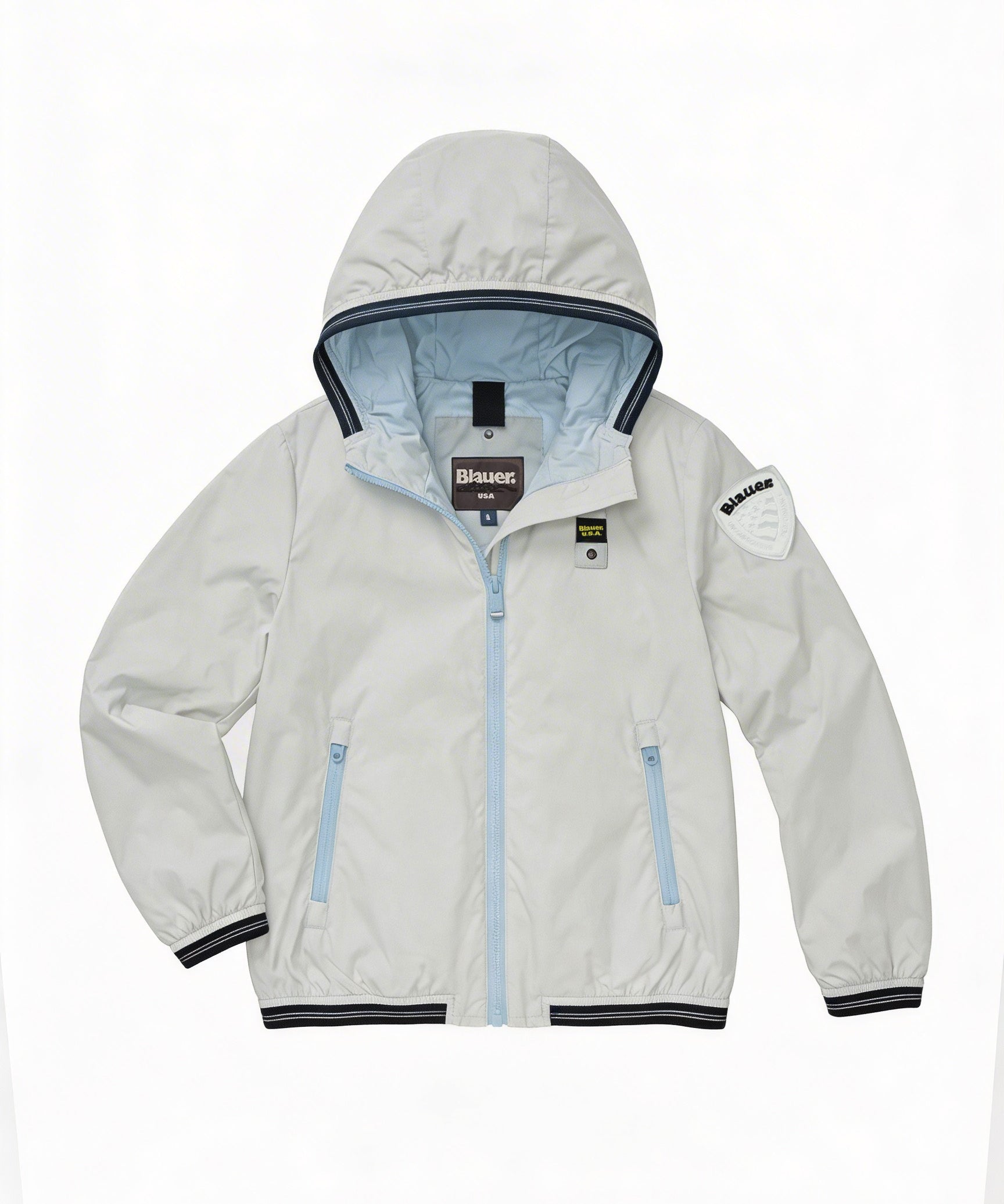 Blauer Kids Giubbino Grigio Polvere Celeste per Bambini