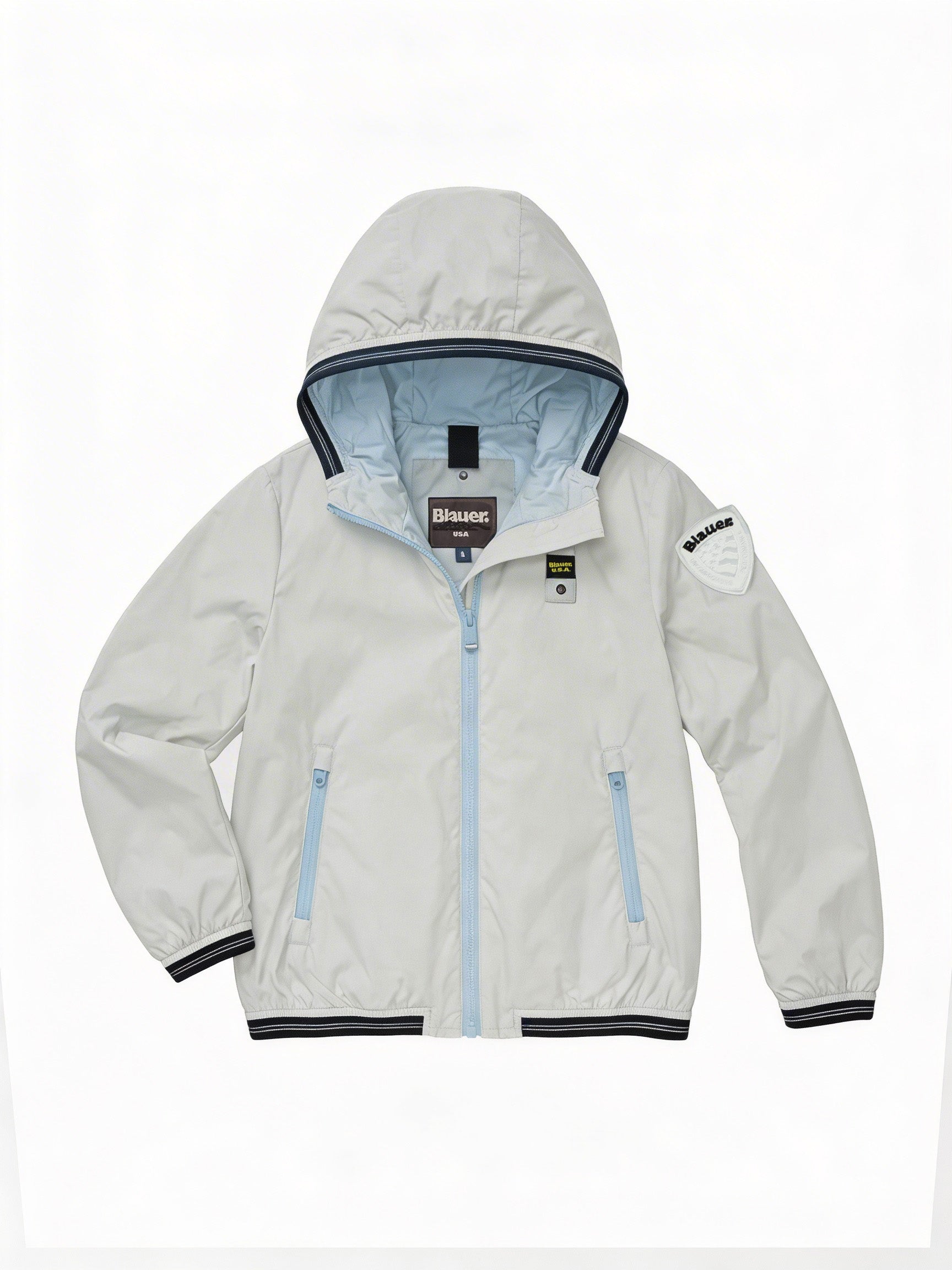 Blauer Kids Giubbino Grigio Polvere Celeste per Bambini