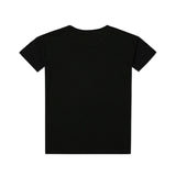 Iceberg Kids T-shirt Nera con Strass Logo per Bambine (retro)