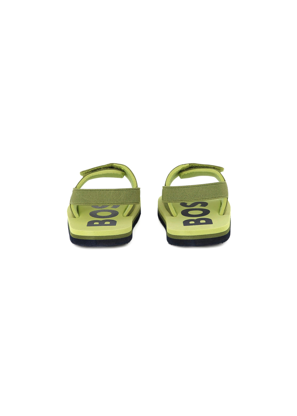 Boss Kids Sandali Verdi Pull On con Logo Neonati
