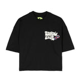 Barrow Kids T-shirt Nera con Logo con Decorazione