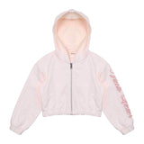 Vicolo Kids Felpa con Cappuccio e Zip Rosa per Bambine
