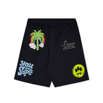 Barrow Kids Bermuda Nero con Patches per Bambini