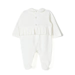 Elisabetta Franchi La Mia Bambina Completo Avorio per Neonate (retro)