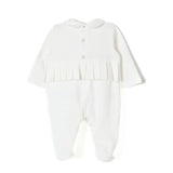 Elisabetta Franchi La Mia Bambina Completo Avorio per Neonate (retro)