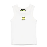 Barrow Kids Canotta Bianca con Smile per Bambine