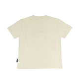 Palm Angels Kids T-Shirt Off-White con Logo Teddy per Bambini