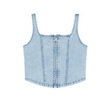 Patrizia Pepe Top in Denim per Bambine