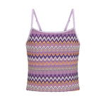 F**K Kids Canotta in Maglia Multicolor per Bambine