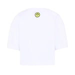 Barrow Kids T-Shirt Bianco con Stampa Teddy Multicolor per Bambine