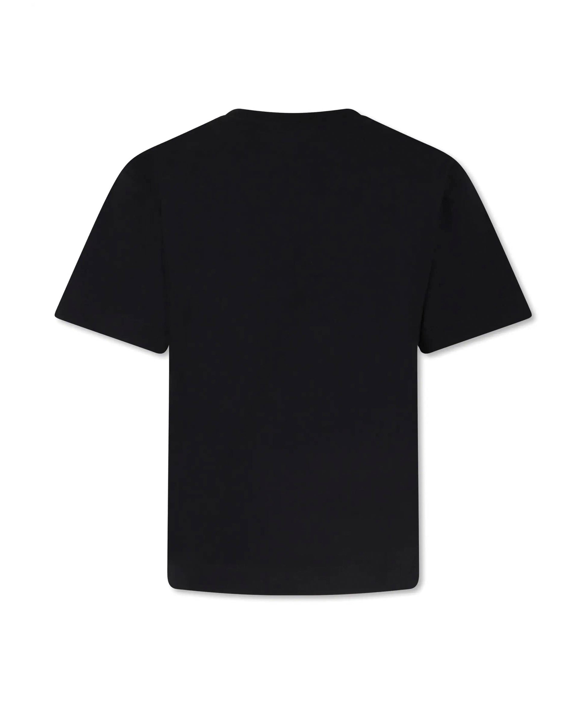 Moschino Kids T-Shirt Nera con Teddy Bear per Bambini (retro)