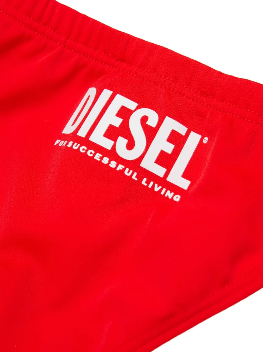 Diesel Kids Costume Rosso con Logo sul Retro per Neonati