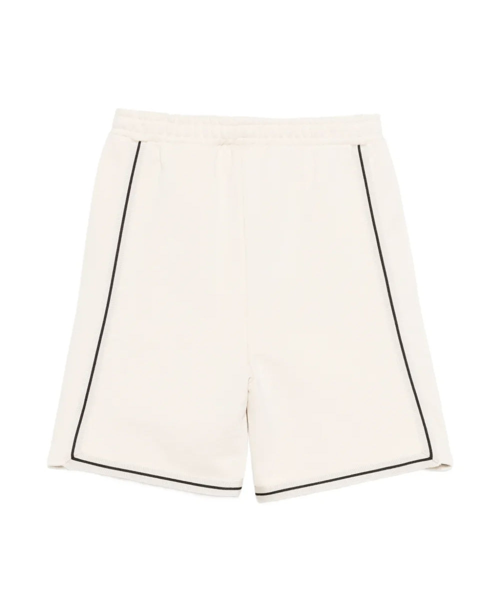 Palm Angels Kids Short Sabbia con Logo per Bambini