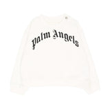 Palm Angels Kids Felpa Cocco con Logo Unisex