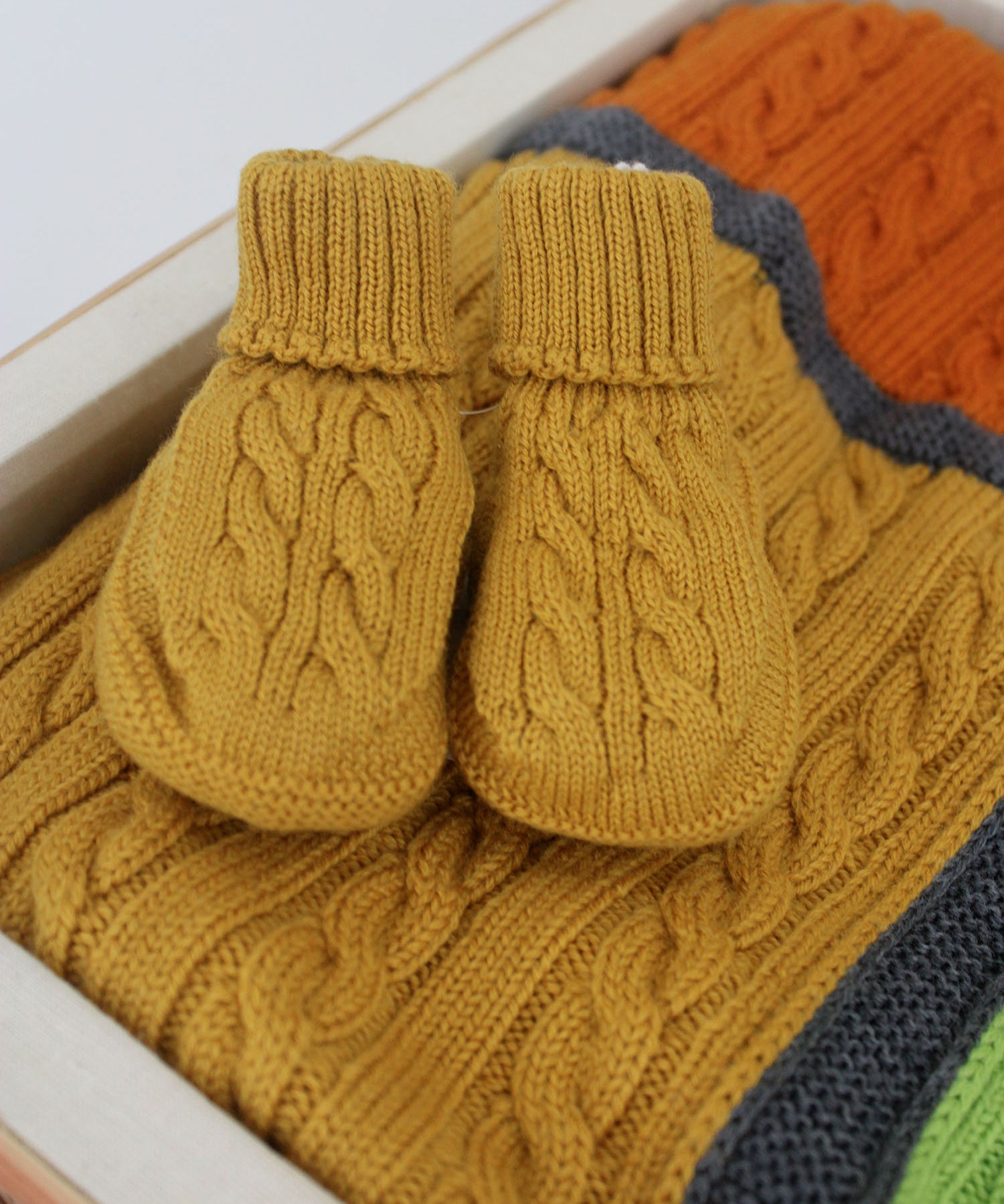 Le Coconne Scarpine Senape per Neonati