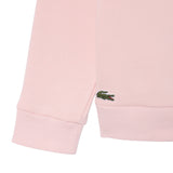 Lacoste Kids Felpa Rosa con Logo Coccodrillo per Bambine