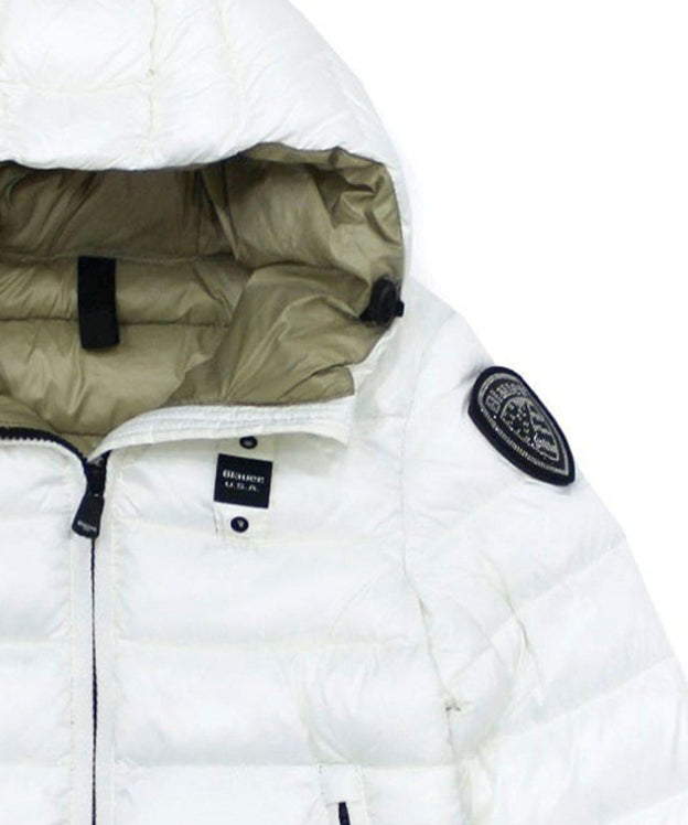 Blauer Kids Giubbino Bianco Charme junior per Bambine