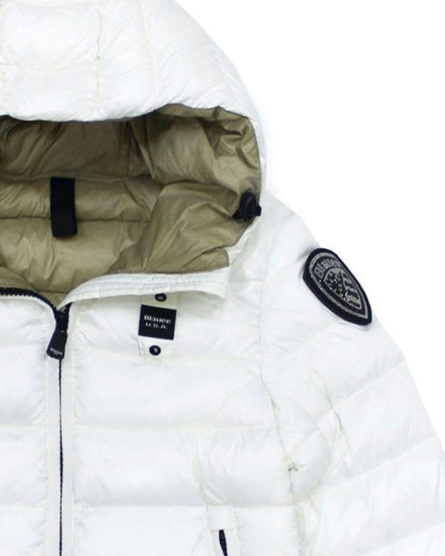 Blauer Kids Giubbino Bianco Charme junior per Bambine