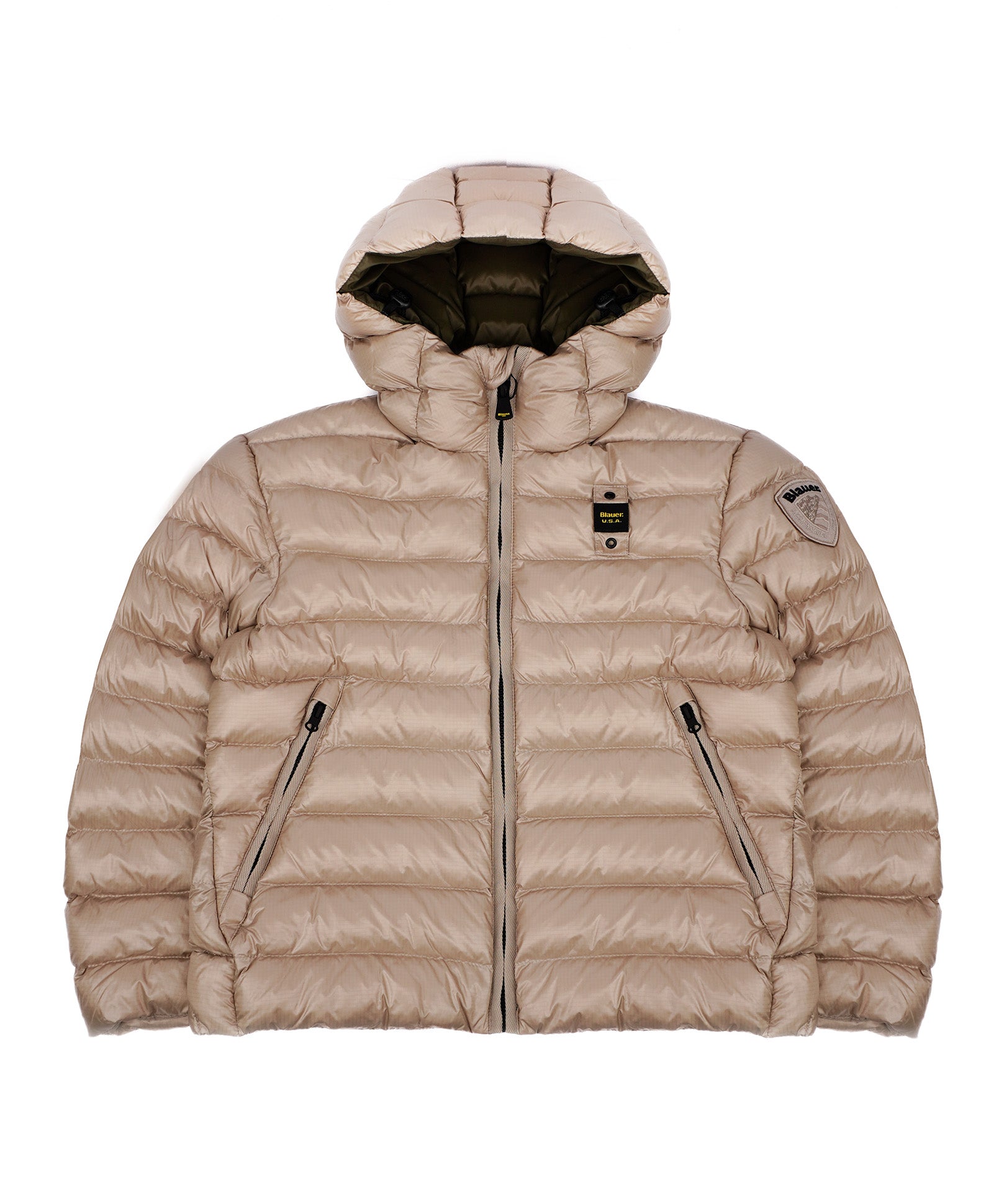 Blauer Kids Giubbino  Beige con Cappuccio Beige ADAMS JUNIOR per Bambini