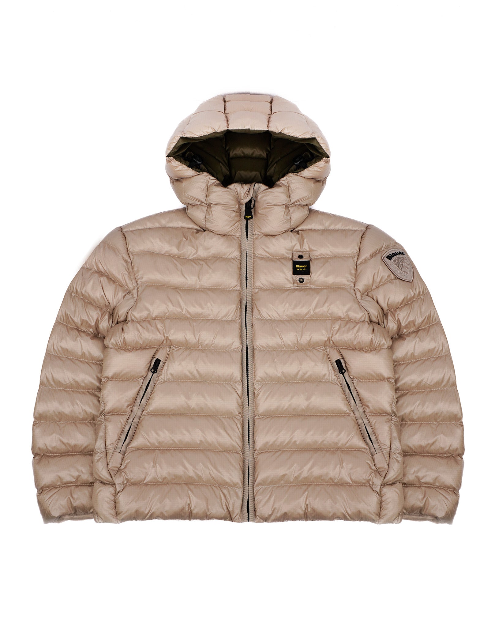 Blauer Kids Giubbino  Beige con Cappuccio Beige ADAMS JUNIOR per Bambini