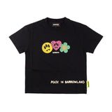 Barrow Kids T-Shirt Nero con Stampa per Bambine