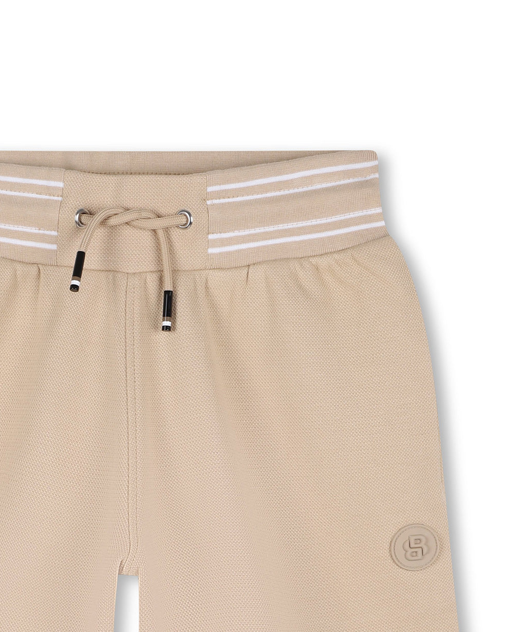 Boss Kids Bermuda Beige in Cotone per Bambini