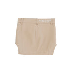 Pinko Kids Gonna in Ecopelle Crema con Spacchi per Bambine