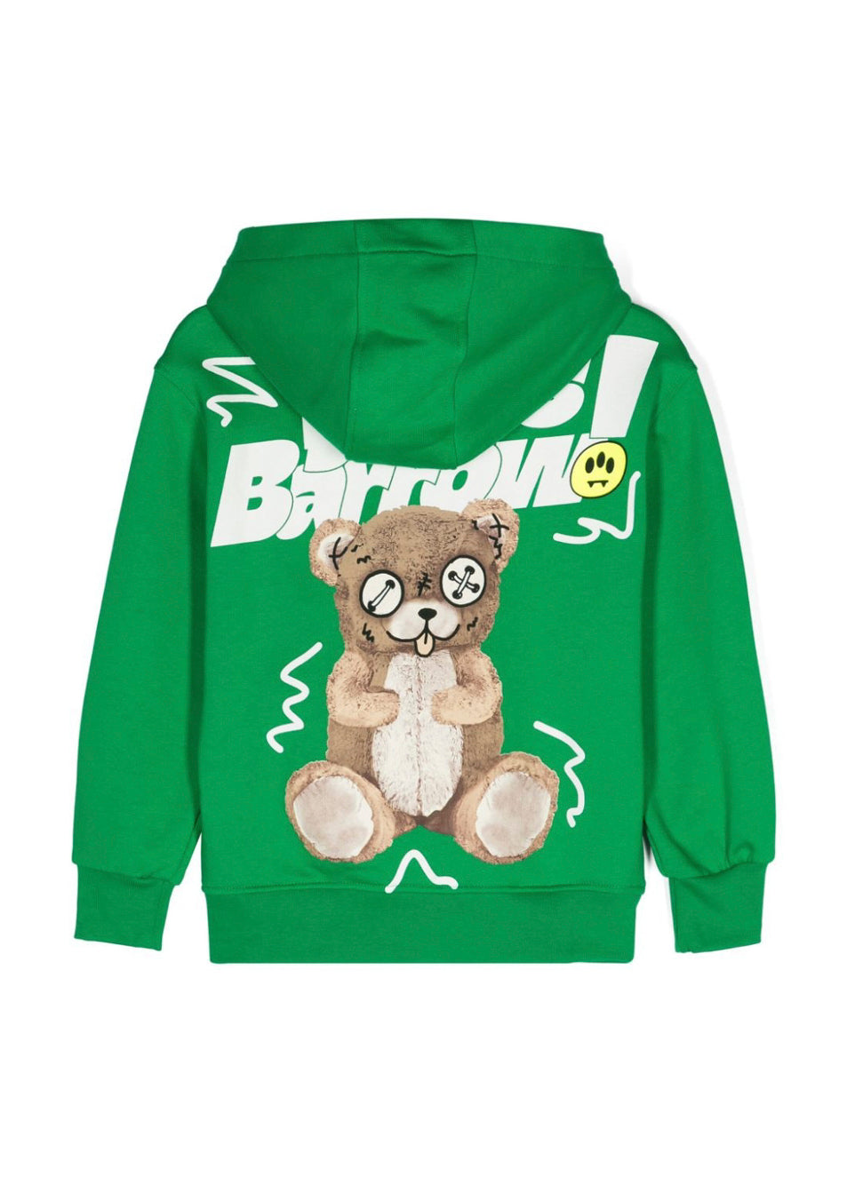 Barrow Kids Felpa con Cappuccio Verde con Stampa per Bambini (retro)