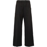 MSGM Kids Pantalone Nero Gessato Unisex